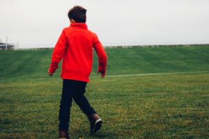 Photo Red sweatshirt